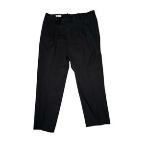 012-012 John W Nordstrom‎ Pants Men 38x32 Navy Straight Fit Wrinkle Free Pleated